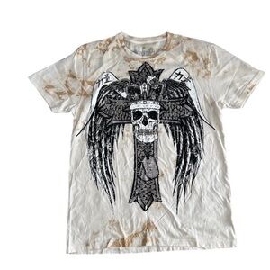❤️Konquest Skull/wing Graphic T-shirt Size‎ M NWT